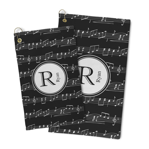 Musical Notes Microfiber Golf Towel - PARENT/MAIN