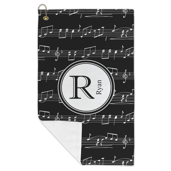 Musical Notes Microfiber Golf Towels - FOLD