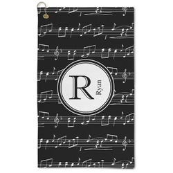 Musical Notes Microfiber Golf Towel (Personalized)