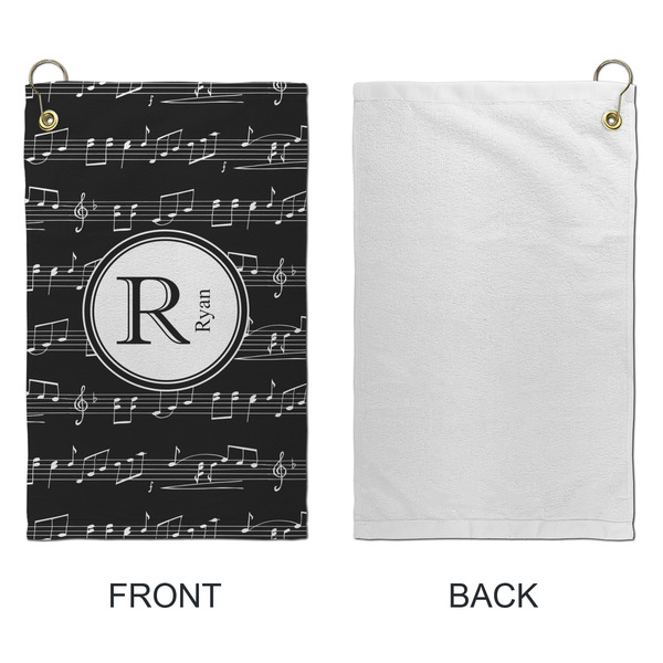 Musical Notes Microfiber Golf Towels - Small - APPROVAL