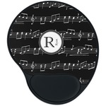 Musical Notes Mouse Pad with Wrist Support