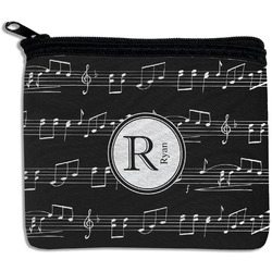 Musical Notes Rectangular Coin Purse (Personalized)