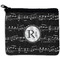 Musical Notes Neoprene Coin Purse - Front