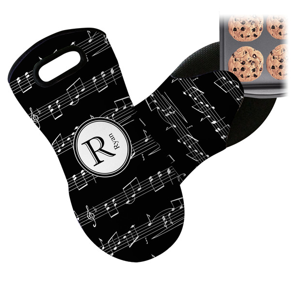 Musical Notes Neoprene Oven Mitt