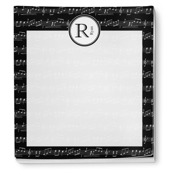 Musical Notes Notepad - Apvl