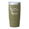 Musical Notes Olive Polar Camel Tumbler - 20oz - Single Sided - Approval