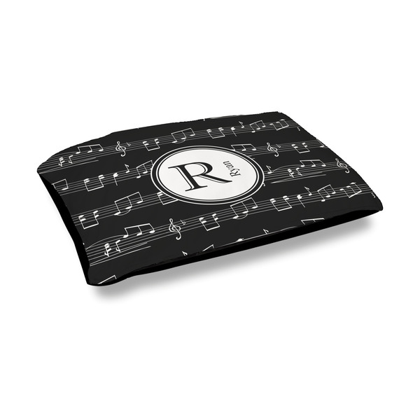 Custom Musical Notes Outdoor Dog Bed - Medium (Personalized)