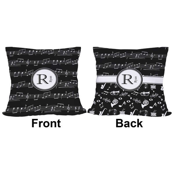 Musical Notes Outdoor Pillow - 16x16