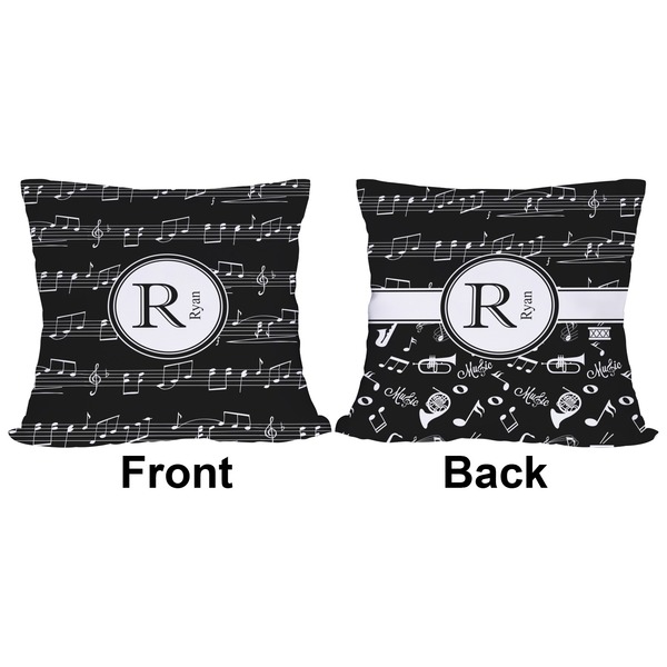 Musical Notes Outdoor Pillow - 20x20