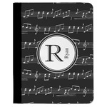 Musical Notes Padfolio Clipboard - Large (Personalized)