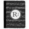 Musical Notes Padfolio Clipboards - Large - FRONT
