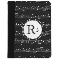 Musical Notes Padfolio Clipboard - Small (Personalized)