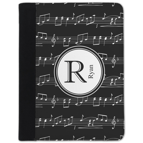 Custom Musical Notes Padfolio Clipboard - Small (Personalized)