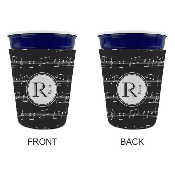 Musical Notes Party Cup Sleeves - without bottom - Approval