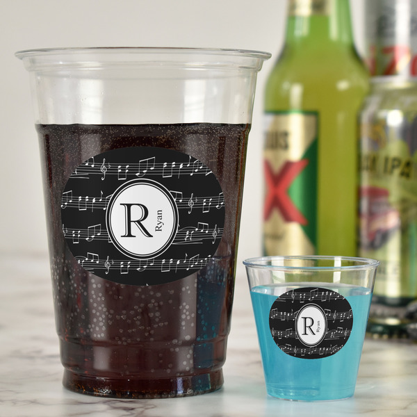 Musical Notes Party Cups - 16oz - In Context
