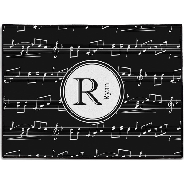 Custom Musical Notes Door Mat (Personalized)