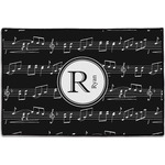Musical Notes Door Mat - 36"x24" (Personalized)