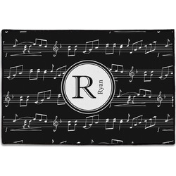 Musical Notes Door Mat - 36"x24" (Personalized)