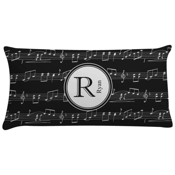 Custom Musical Notes Pillow Case - King (Personalized)