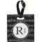 Musical Notes Personalized Square Luggage Tag