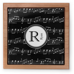 Musical Notes Pet Urn w/ Name and Initial
