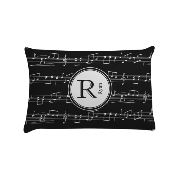 Custom Musical Notes Pillow Case - Standard (Personalized)