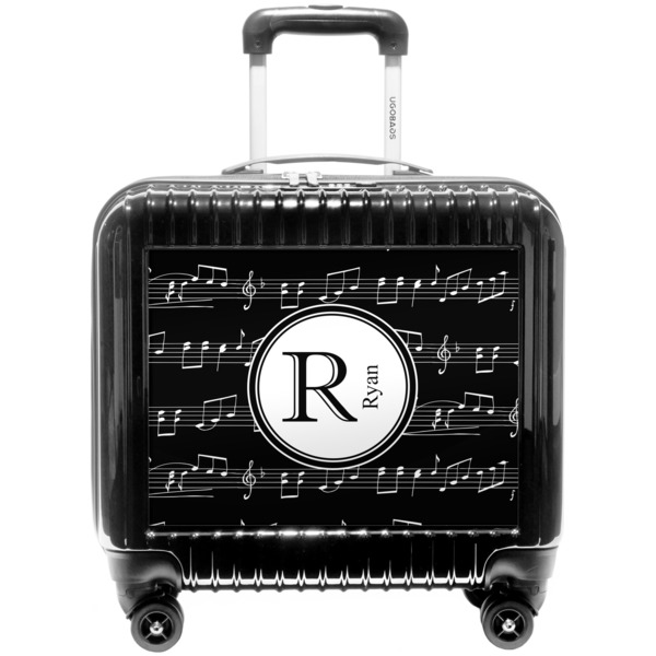 Custom Musical Notes Pilot / Flight Suitcase (Personalized)