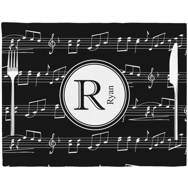 Musical Notes Placemat with Props