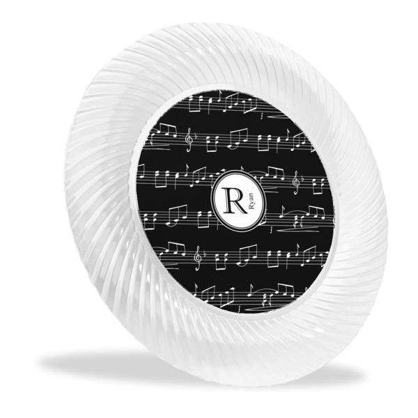 Custom Musical Notes Plastic Party Dinner Plates - 10" (Personalized)