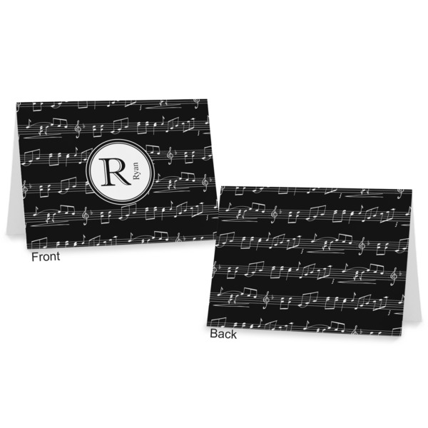 Musical Notes Postcard - Front and Back