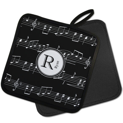 Musical Notes Pot Holder w/ Name and Initial