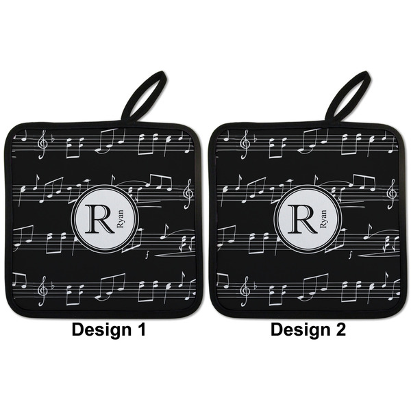 Musical Notes Pot Holders - Set of 2 APPROVAL