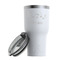 Musical Notes RTIC Tumbler -  White (with Lid)