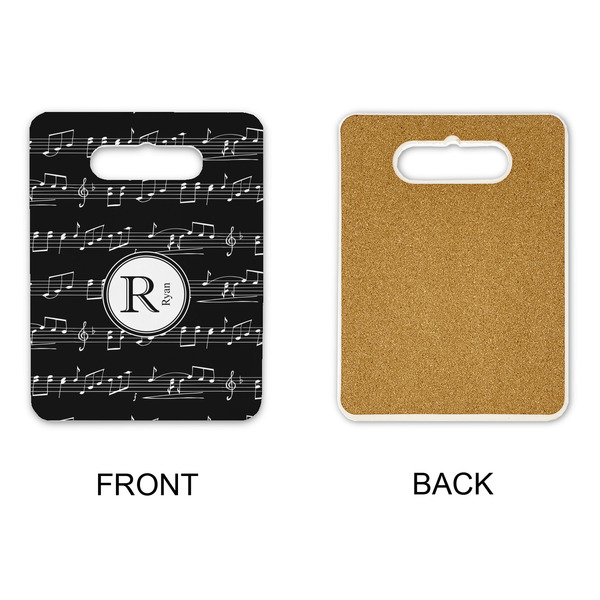 Musical Notes Rectangle Trivet with Handle - APPROVAL