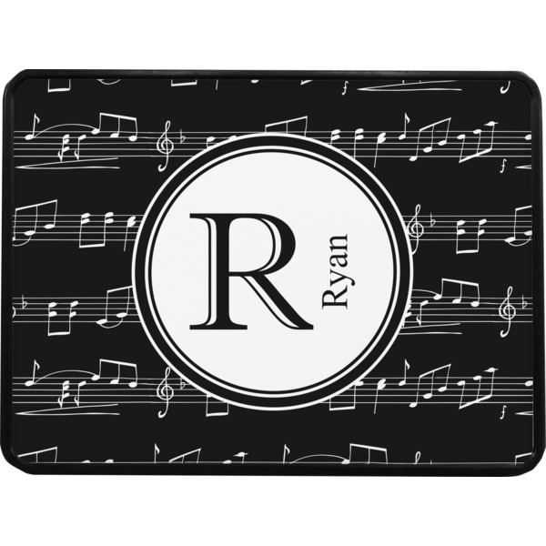 Musical Notes Rectangular Car Hitch Cover w/ FRP Insert (Select Size)
