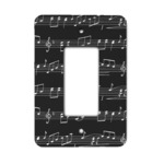 Musical Notes Rocker Style Light Switch Cover - Single Switch