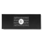 Musical Notes Rubber Bar Mat (Personalized)
