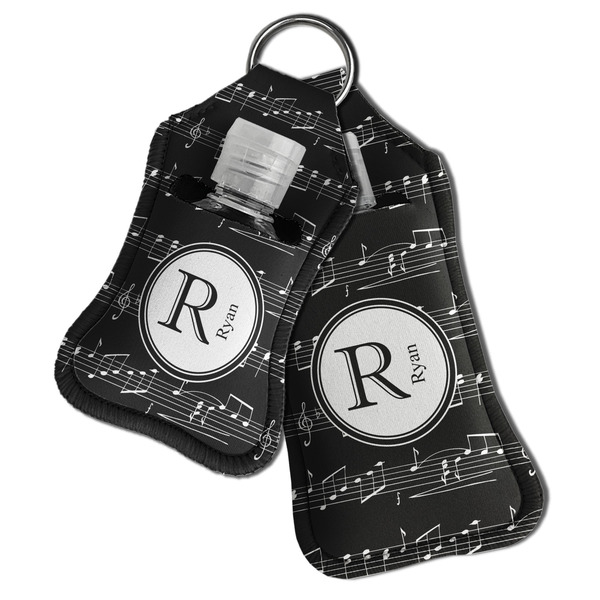 Musical Notes Sanitizer Holder Keychain - Both in Case (PARENT)