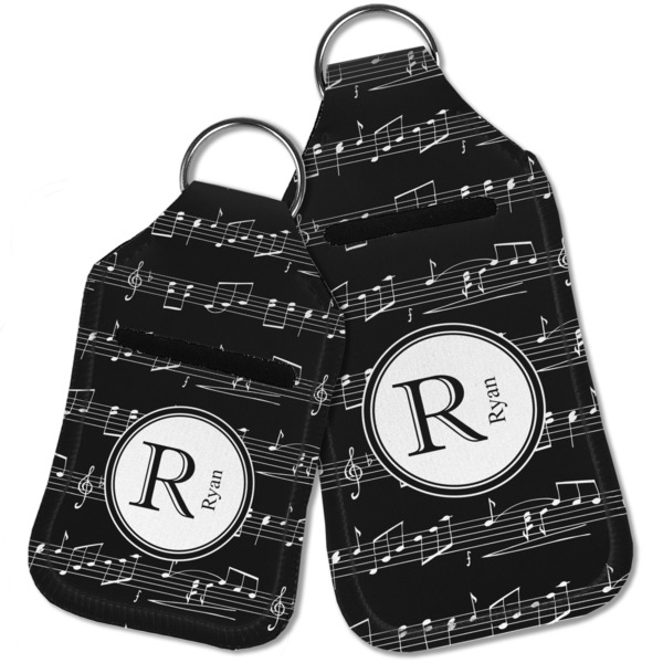 Musical Notes Sanitizer Holder Keychain - Parent Main