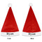 Musical Notes Santa Hats - Front and Back (Double Sided Print) APPROVAL