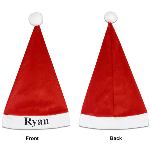 Musical Notes Santa Hats - Front and Back (Single Print) APPROVAL