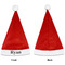 Musical Notes Santa Hats - Front and Back (Single Print) APPROVAL