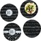 Musical Notes Set of Lunch / Dinner Plates