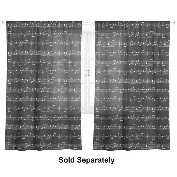 Musical Notes Sheer Curtains