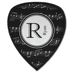 Musical Notes Iron on Shield Patch A w/ Name and Initial
