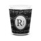 Musical Notes Ceramic Shot Glass - 1.5 oz - White - Set of 4 (Personalized)