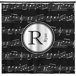 Musical Notes Shower Curtain (Personalized)