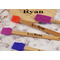 Musical Notes Silicone Brush - Purple - Lifestyle
