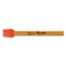 Musical Notes Silicone Brush-  Red - FRONT