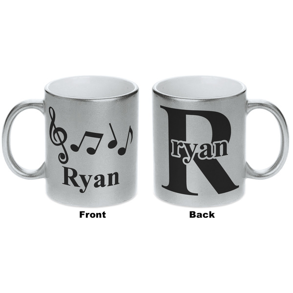 Musical Notes Silver Mug - Approval